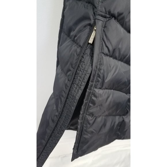 Michael Michael Kors Women's Sz. S Hooded Faux Fur Maxi Down Coat Gun Metal NWT - Picture 8 of 8